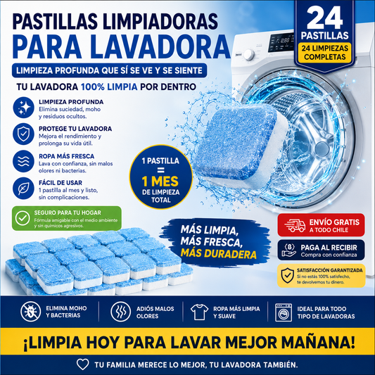 Pack Pastilla Lavadora x 24 unid V&H
