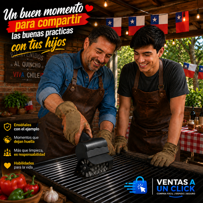 Cepillo Inalámbrico Limpia Parrilla™