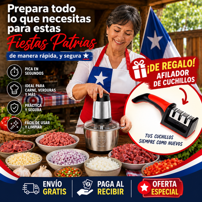 Picadora  Pro™+ Afilador de cuchillos  Sel