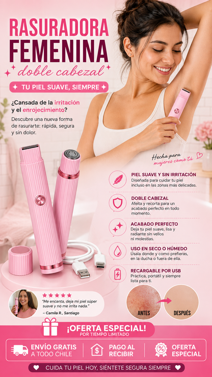 Rasuradora Doble Cabezal