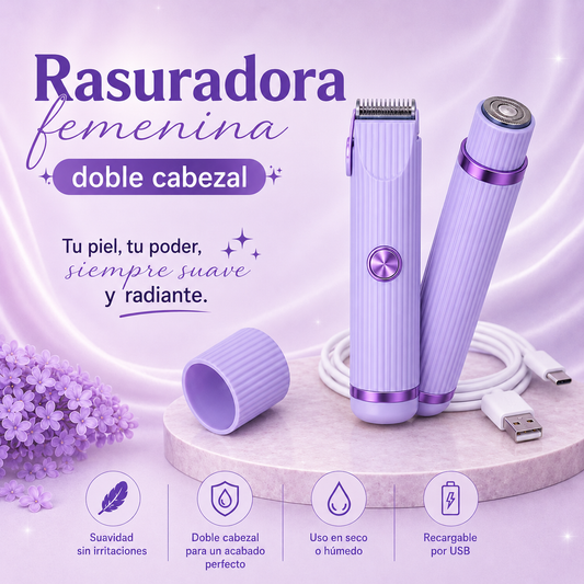 Rasuradora Doble Cabezal
